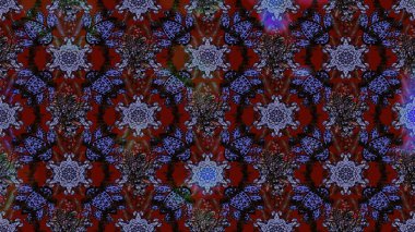 Klasik çiçek desenli. Paketleme, tekstil, duvar kâğıdı için çiçek eskizi. Yumuşak fayans. Raster 'ın taze dokusu. Yumuşak pamuk tasarımı.