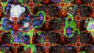 Kahverengi renkte zarif çiçekli suluboya. Renkli Bahar Teması eskiz kalıbı. Düz Çiçek Elementleri Tasarımı. Raster illüstrasyonu.