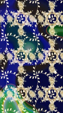 Sketch Floral Pattern in Raster illustration. Fancy fabric pattern. Colour Spring Theme sketch pattern Background. Flat Flower Elements Design.