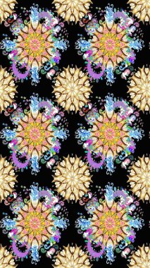 Elle boyanmış suluboya resim çizimleri, çiçekler ve bitkiler. Siyah renkte çiçekler.