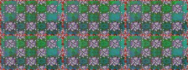 Sevimli çiçek desenli küçük çiçek. Raster resim. Sorunsuz.