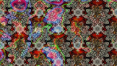 Eskiz arkaplan modeli. Tarafsız renklerde yaprakları olan yabani çiçekler. Suluboya, elle çizilmiş. Raster illüstrasyonu.