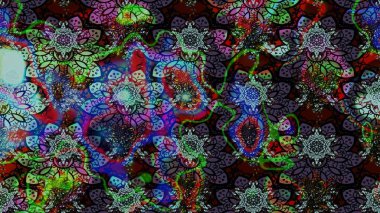 Çiçek deseni. Flower eskiz arka planı. Şatafatlı bahar bahçesi dokusu. Raster illüstrasyonu.