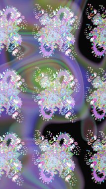 Çiçekli el çizimi çizimi deseni. Modern gelişim, nötr raster arka plan duvar kağıdı çizimi, klasik çizgi, desenli desenli çiçekler, çiçekli süsler..