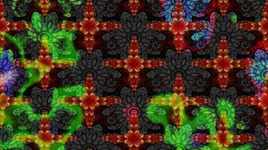 Kızılderili desenli desenli desenli şal deseni. Etnik Mandala süsü. Raster Henna dövme stili. Tekstil, tebrik kartı, boyama kitabı, telefon kılıfı baskısı için kullanılabilir.