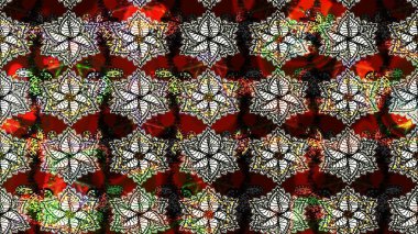 Raster düz çiçek çizim deseni. Hediye ambalaj kağıdı, tebrik kartları, posterler ve pankart tasarımı. Siyah renkte çiçekler.