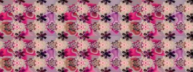 Tekstil ve kapak tasarımı için mükemmel. El çizimi dikişsiz sonbahar çiçekleri deseni. Tarafsız ve bej renkli çiçekler. Renkli nötr ve bej pürüzsüz desen. Doodle tarzı.