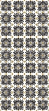 Şam, tasarım için kusursuz desen. Beyaz, gri ve nötr renklerde altın elementli pürüzsüz desen.