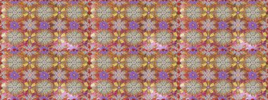 Bahar çiçekli, dikişsiz, sevimli çiçek deseni. Güzel kumaş deseni. Raster illüstrasyonu.