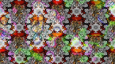 Raster suluboya çiçek deseni, narin çiçekler, gri çiçekler, tebrik kartı şablonu. Raster Güzel kumaş deseni.