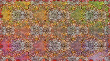 Soyut zarafet, çiçekli arkaplan deseni. Raster Güzel kumaş deseni.