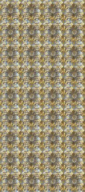 Altın çiçekli, pürüzsüz desen. Barok tarzında altın çiçekli süs. Kahverengi, bej ve nötr renklerde altın bir element. Damask arkaplanı.