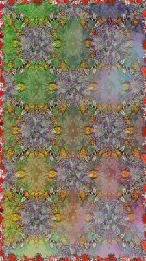 Tatil havası. Nazik romantik baskı. Bahar mevsimi. Raster dikişsiz şirin çiçek deseni. Gri renkli çiçekler.