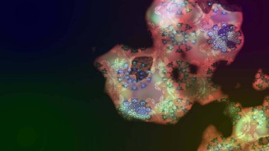 Raster Illustrasyon 'daki Çiçek Deseni' nin son moda çizimi. Düz Çiçek Elementleri Tasarımı. Güzel kumaş deseni. Renkli Yaz Teması çizim şablonu.