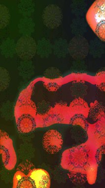 Nazikçe, güzel çiçek arkaplanı. Çiçekli karalama şeklinde Raster çiçek deseni. Gri ve kahverengi renkte çiçekler.