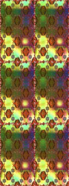 Çiçek süsü ile kusursuz desen. Kahverengi renkli çiçekler. Raster illüstrasyonu.