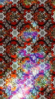 Renkli Bahar Teması eskiz kalıbı. Kahverengi renkli çiçekler. Düz Çiçek Elementleri Tasarımı. Çiçekle çizim deseni.