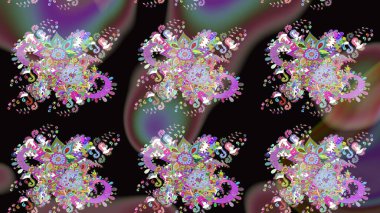 Küçük siyah çiçeklerle oldukça eski bir besin torbası deseni. Tekstil, kumaş, kapaklar, duvar kağıtları, baskı, paket, koleksiyon defteri, örgü, dekupaj için çiçek arkaplanı..