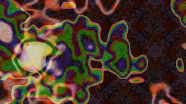 Soyut etnik raster çizim kalıbı. Kabile sanatı boho baskısı, klasik çiçek arkaplanı. Arkaplan dokusu, duvar kağıdı, kahverengi renkli çiçek teması.