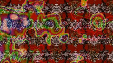 Eski usul küçük çiçekli şirin bir eskiz deseni. Moda arka planında parlak buketler. Kumaş, duvar kağıdı ve kağıt üzerine baskı yapmak için gelişen arka plan. Raster illüstrasyonu.