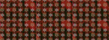 Zentangle soyut çiçekleri. Karalama çiçeği. Raster illüstrasyonu. Güzel kumaş deseni. Renkli Bahar Temalı Kusursuz Arkaplan. Düz Çiçek Elementleri Tasarımı.