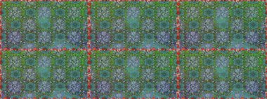 Raster illustration. Seamless floral pattern in folk style with flowers, leaves. Hand drawn.