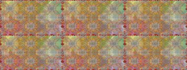 Tarafsız renklerde bir papatya deseni. Raster illüstrasyonu. Tarafsız renklerde.