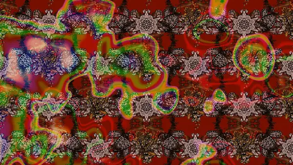 Eski usul küçük çiçekli şirin bir eskiz deseni. Moda arka planında parlak buketler. Kumaş, duvar kağıdı ve kağıt üzerine baskı yapmak için gelişen arka plan. Raster illüstrasyonu.