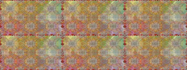 Tarafsız renklerde bir papatya deseni. Raster illüstrasyonu. Tarafsız renklerde.