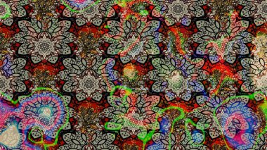 Raster deseni. Küçük çiçekte güzel bir desen var. Çiçek arkaplan. Doğa. - Gri çiçekler. Çiçek kolajı. Çiçek bileşimi.