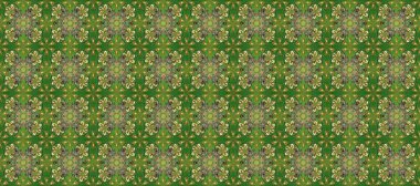 Altın desenli yeşil, kahverengi ve bej renklerde altın elementler. Geleneksel klasik altın desen. Raster oryantal süs. Barok tarzında kusursuz bir doğulu süsü..