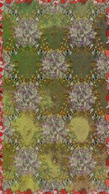 Çiçek arka plan. Sorunsuz raster desen. Güzel kumaş deseni.