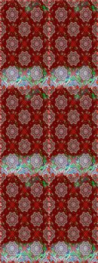 Düzenlenebilir. Kırmızı çiçekli, suluboya, tasarım elementleri olan zarif, pürüzsüz bir desen. Düğün davetiyeleri için çiçek deseni, tebrik kartları, hatıra defteri, baskı, hediye paketi, imalat.