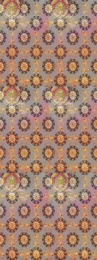 Çiçekli karalama şeklinde Raster çiçek deseni. Yumuşak, yaz çiçekli arka plan. Gri ve bej renkli çiçekler.