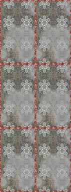 Raster illüstrasyonunda kusursuz çiçek deseni. Güzel kumaş deseni. Renkli Bahar Temalı Kusursuz Arkaplan. Düz Çiçek Elementleri Tasarımı.