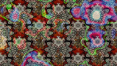 Gömlek, arka plan modelini çiz. Gri renkli çiçekler. Tropik çiçekler.