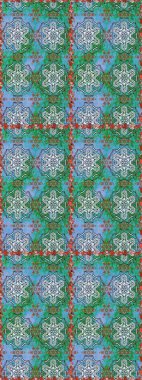 Şirin, zarif çiçekler Raster illüstrasyonu. Davetiye ve kartpostal tasarımı için dekoratif çiçek unsurları. Poster ya da kapak için arka plan. Tekstil için figür. Yapraklı kusursuz desen.