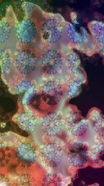 Süslü kumaş deseni. Çiçekli çiçek deseni, suluboya. Raster deseni.