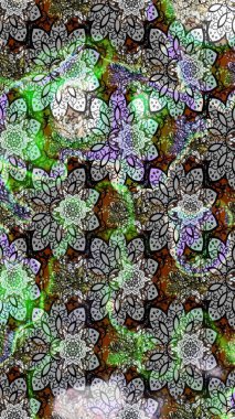 Gri renkli çiçekler. Elle boyanmış suluboya resim çizimi çiçekler ve bitkiler.