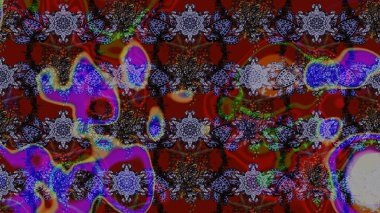 Raster düz çiçek çizim deseni. Hediye ambalaj kağıdı, tebrik kartları, posterler ve pankart tasarımı. Kahverengi renkte çiçekler.