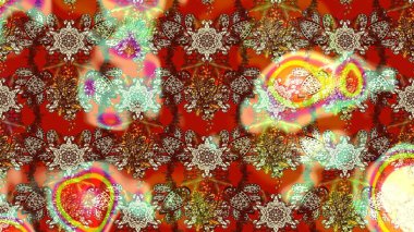 Çiçekli eskiz deseni. Suluboya çizimi. El çizimi. Kahverengi renkte çiçekler.