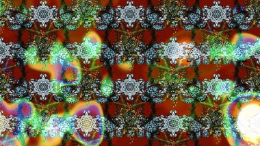 Kızılderili desenli desenli desenli şal deseni. Etnik Mandala süsü. Raster Henna dövme stili. Tekstil, tebrik kartı, boyama kitabı, telefon kılıfı baskısı için kullanılabilir.