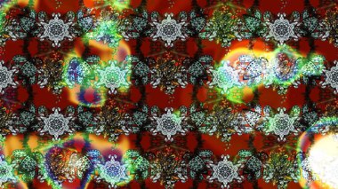 Çiçekli, yapraklı, çiçek desenli eskiz. El çizimi. Raster illüstrasyonu.