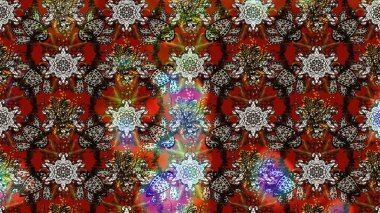 Eskiz arkaplan modeli. Kahverengi yapraklı yabani çiçekler. Suluboya, elle çizilmiş. Raster illüstrasyonu.