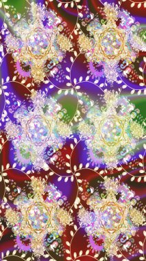 Botanik çizim kalıbı. Organik elementler. Suluboya etkisi. Raster deseni.