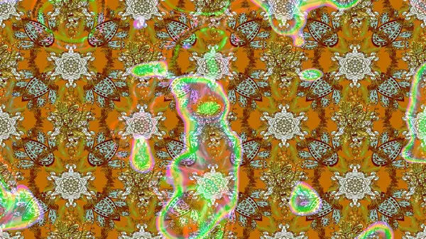 Küçük çaplı çiçeklerdeki basit şirin desenler. Tekstil veya kitap kapakları, imalat, duvar kağıtları, baskı, hediye paketi ve yapıştırma kitabı için çiçek eskizi geçmişi. Raster illüstrasyonu.