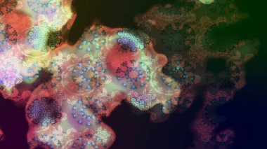 Çiçek süslemeli çizim deseni. Gri renkli çiçekler. Raster illüstrasyonu.