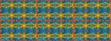 Yumuşak, yeşil renkli bahar çiçekleri. Raster illüstrasyonu. Raster çiçek desenli ve çiçekli..