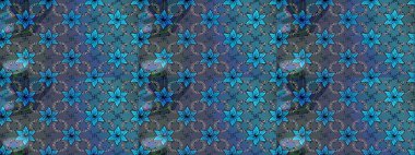 Raster illüstrasyonu. Mavi ve gri renkte çiçekler. Asya tekstil tarzında. Raster illüstrasyonu. Çiçek desenini çiz.