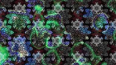 Klasik çiçek tasarımı elementleri. Gri kıvırcık çiçekler gri renkte şekillenir. Raster illüstrasyonu.